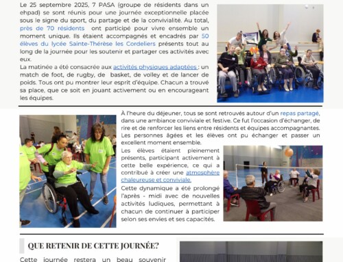 Journée de partage en ASSP